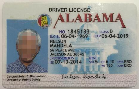 Alabama Drivers License 国际办证id