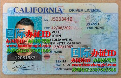 加州驾驶执照California driver's license