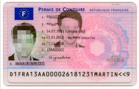 需要办理法国驾驶证需要提供以下资料