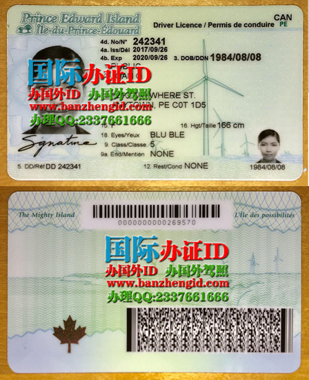 加拿大爱德华王子岛省驾照 Prince Edward Island driver's license，爱德华王子岛省驾照转中国驾照，办加拿大爱德华王子岛省驾照，PEI driver's license,Permis de conduire de l'Île-du-Prince-Édouard.办爱德华王子岛省驾照，Prince Edward Island ID