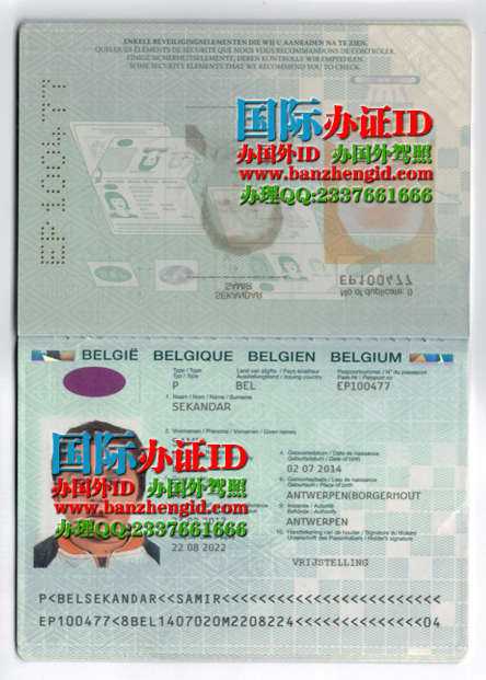 比利时护照Belgian passport，Passeport belge，Belgischer Reisepass，办比利时护照，比利时护照免签，购买比利时护照